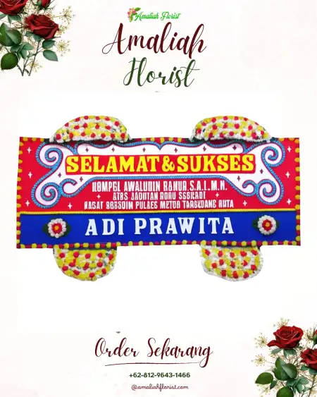 Papan Bunga Ucapan Selamat Samatiga